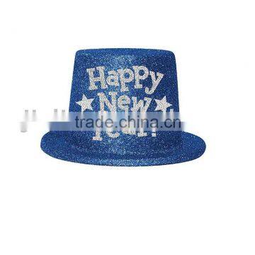 Modle6017-10 new year glitter topper hats