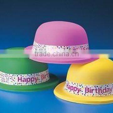 plastic dome hat with printed picture