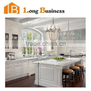 LB-JX1161 China factory supply modern modular solid wood kitchen cabinet