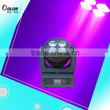 4pcs 10W rgbw4 in 1 led beam moving head dj equipment