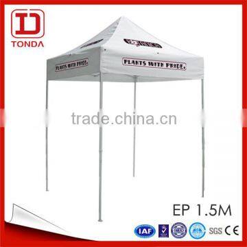 10x10' portable folding gazebo with awning