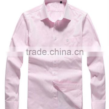 classics pink men's causal dress shirt