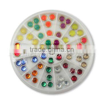 2015 hot popular Nail Art 3D 4mm 6colors neon nail art Decoration