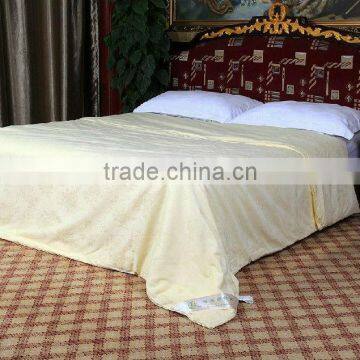 Imitated Silk bed sheet set 100% Mulberry Silk Jacquard Bedding Set china