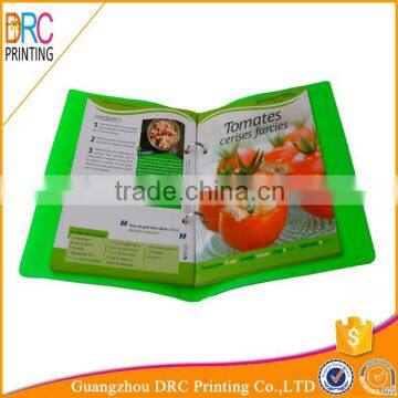 Custom a4 hard plastic folder printing