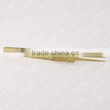 Gold Plated Eyelash Extension Tweezer photo-3