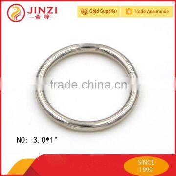 3.0*1&amp;quot;iron material o ring for bags