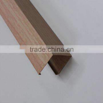 Various Wood Grain Easy to Connect Suspended Metal Ceiling U Aluminum Screen Ceiling Tiles photo-2
