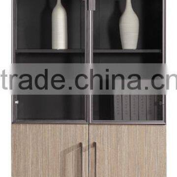 wooden office filing cabinet with locker new colour design Foshan furniture