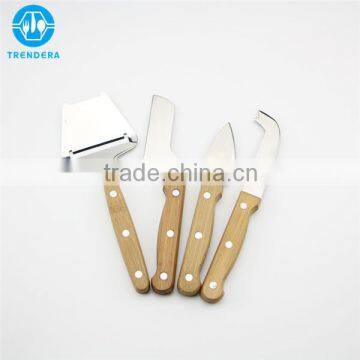 High quality 4 pcs cheese butter knife spreader tools set