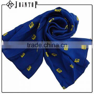 template silk scarf