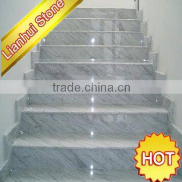 Carrara White Marble Anti-slip Stone Stairs