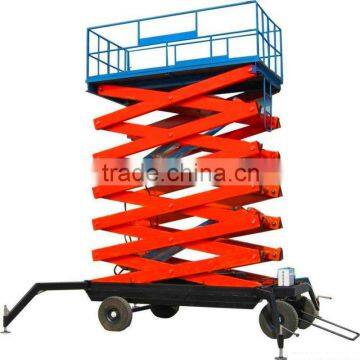 mobile hydraulic scissor lift work platform