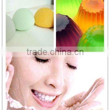 Natural Konjac Face Washing Cleansing Pad Sponge Cosmetic Washing Puff White