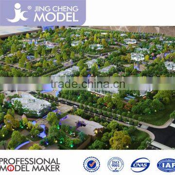 Durable crystal architectural model ,house scale model for real estate property