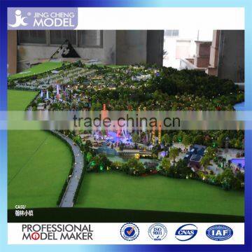 Master landscape model for city planning ,4d master model