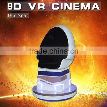 2016 New Product 1 Seat 9D VR Egg Simulator 360 Degree Rotation Cinema Virtual Reality Equipment