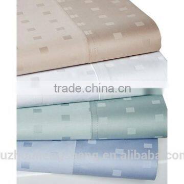 4-Pieces 100% Cotton Tonal Square Sheet Set