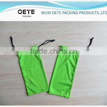 sunglasses pouch,microfiber eyewear drawstring bag ,solid color,customized