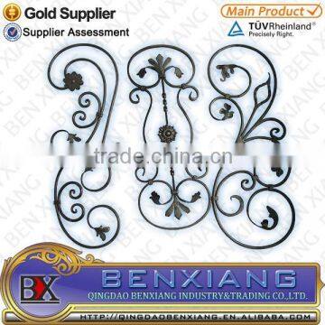 Wrought Iron rosette made by Qingdao BX 13.209for fence,gate& stairs