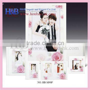 H&B elegant rose painting a3a4 wedding album maker