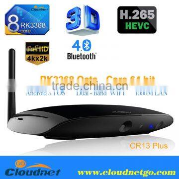 2016 CR13 Plus RK3368 Octa core 64 bit A-53 cortexXBMC Kodi14.2 Player Android TV box