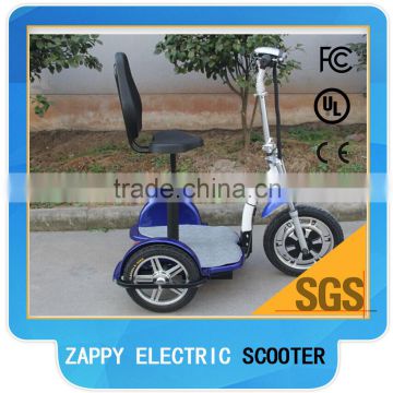 CE Certification and No Foldable adult three wheel scooter