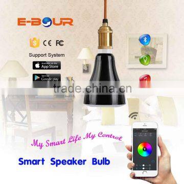 E27 Wireless Bluetooth Speaker LED Light Bulb With Phone APP photo-5