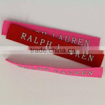 Custom Design Damask Care Label Woven Printing Clothing Washing Labels photo-2