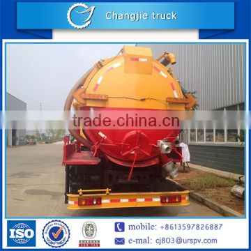 Cheap price good quality dongfeng tianjin 10m3 sewage suction tanker vehicle