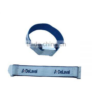 Customized printing two-layer stitched polyester wristband