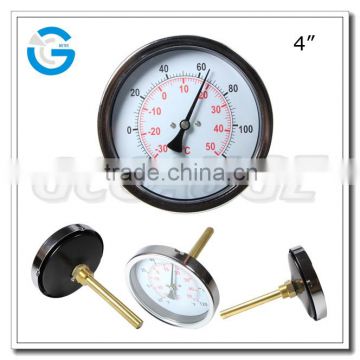 High quality 4 inch thermometer steel celsius