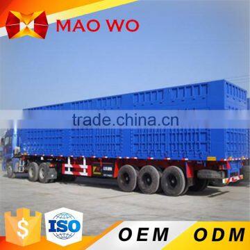 Van Type Heavy Duty Rear Dump Bulk Cargo Transporting Tipper Trailer photo-4