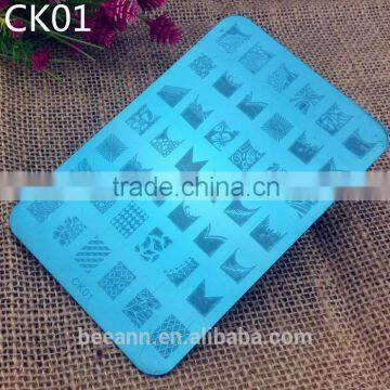 2015 wholesale nail printing plates hotselling image plate