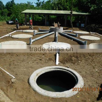 China Puxin Durable Household 10m3 Biogas Anaerobic Digester