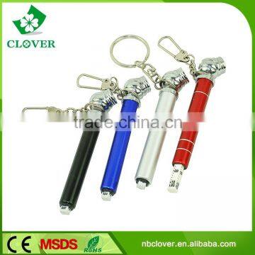 Aluminum and plastic material pen shape car tire low pressure gauge