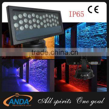 Cheap price waterproof led flood light dmx rgb led wall washer 36x3w ip65