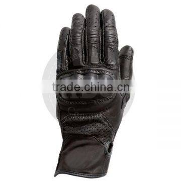 Handschuhe Leder Carbon Racing schwarz bike leather gloves