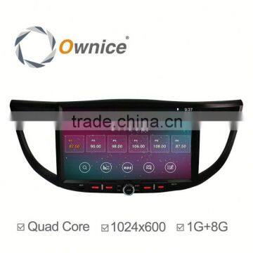 Ownice Cortex A9 4 core Android 4.4 up to android 5.1 car GPS navigation for CRV support 3G