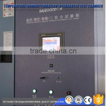 Vibration shaker combined environmental chamber for metal mold plastic mold