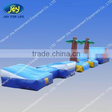 Customize water floating games amusement park palm tree floating island for sale