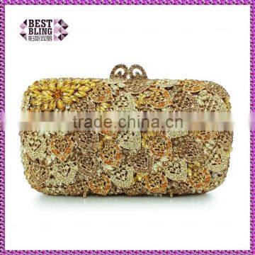 beautiful bridal wedding clutch purses rhinstone clutch bags woman handmade bags (88169A-G)