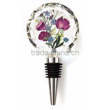 colorful printing wine stopper for wedding gift