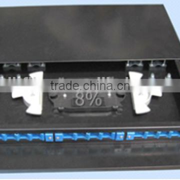 ftth 12 port fiber optic patch panel / fiber optic distribution box