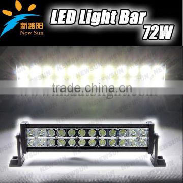 Off Road ATV 72w LED Light Bar ATV 4x4 Offroad Tractor Marine Truck Raptor 72W offroad led light bar