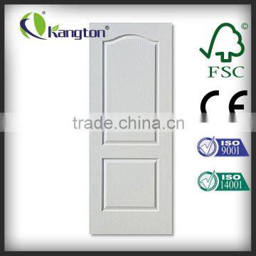 Interior Room Modern Design White Primer Flush Wood Door photo-4