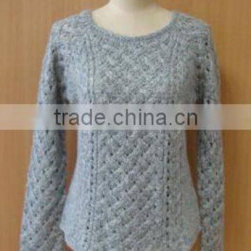 Ladies' 70%Viscose30%Wool sweater