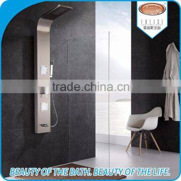 Newest design wall mounted bathroom spa shower set shower panel