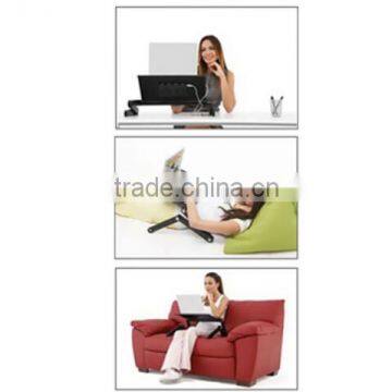 Portable Folding Multipurpose Laptop Stand With Cooler Fan ,adjustable Laptop Desk Cooler Stand photo-2