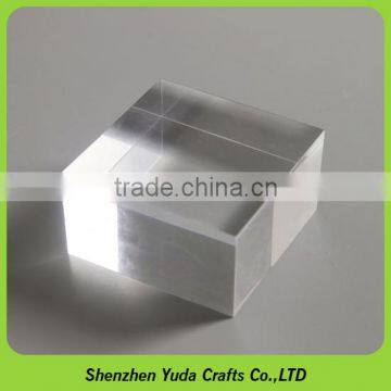 clear acrylic block holder display block, bespoke block display stand, wholesale price block display